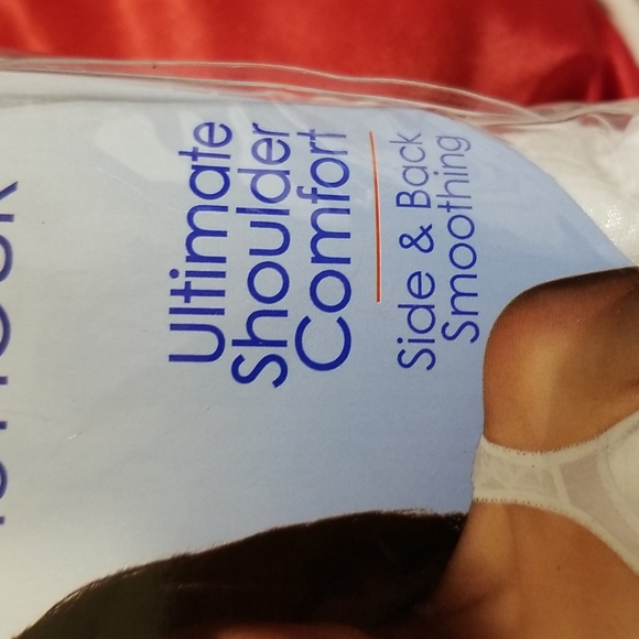 NwT Playtex 38D value 2 pack white white bra us4693 ultimate shoulder comfort - Picture 2 of 8